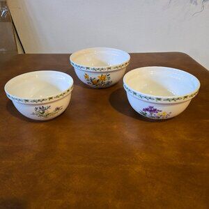 Thomson Floral Gardens Nesting Mixing Bowls